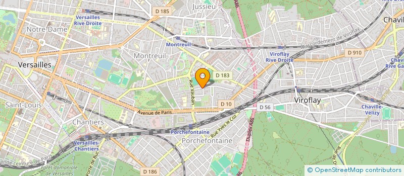 localisation de l'entreprise MADAME LUCY MILLER à VERSAILLES