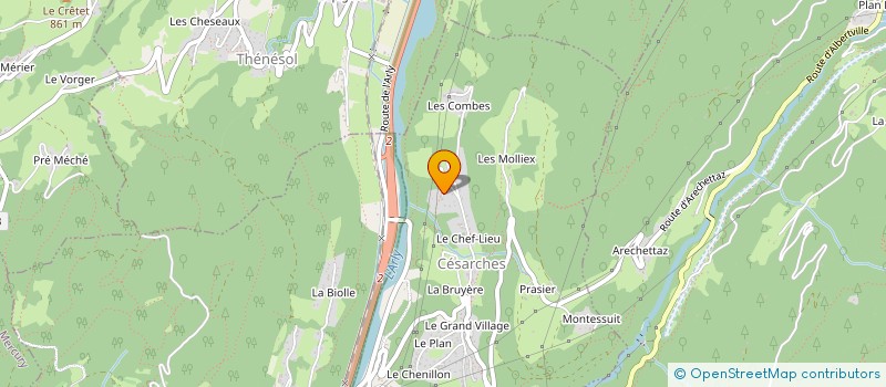 localisation de l'entreprise MADAME LUCY MOLLIEX  CESARCHES