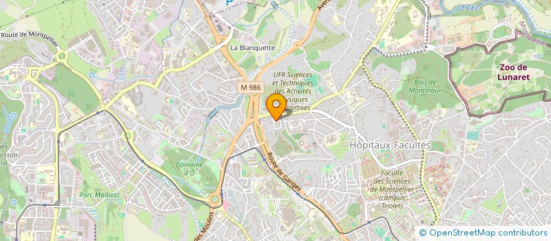 localisation de l'entreprise MADAME LUCY MOREAU à MONTPELLIER