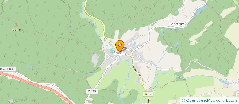 localisation de l'entreprise MADAME LUCY PEREIRA DA SILVA  CHAGEY