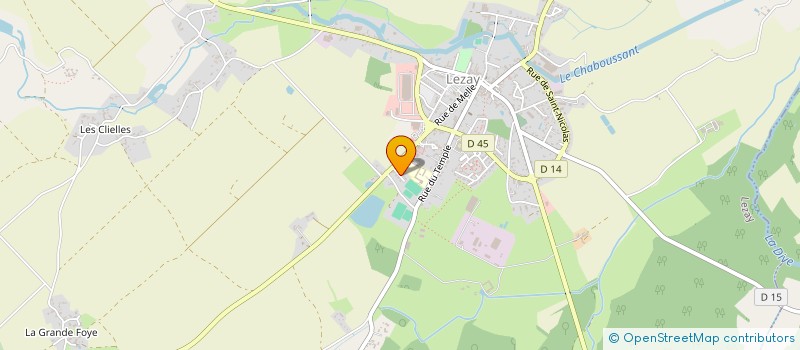 localisation de l'entreprise MADAME LUCY POUPINOT  LEZAY