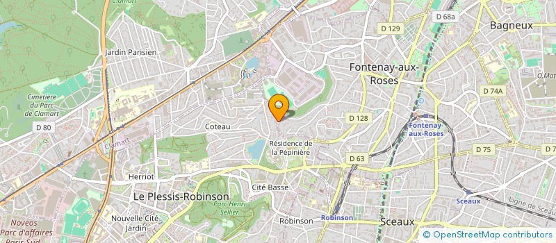 localisation de l'entreprise MADAME LUCY PRENEL  LE PLESSIS-ROBINSON