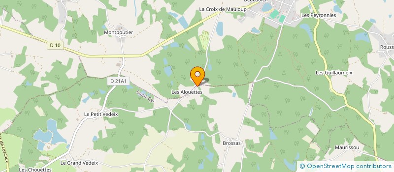 localisation de l'entreprise MADAME LUCY QUICHAUD  ROCHECHOUART