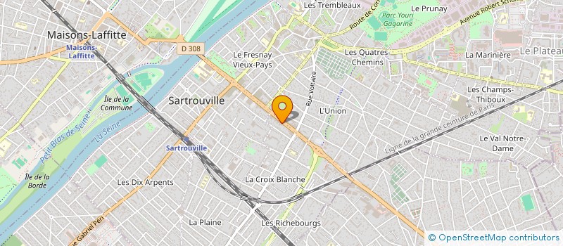 localisation de l'entreprise MADAME LUCY QUILLIE  SARTROUVILLE