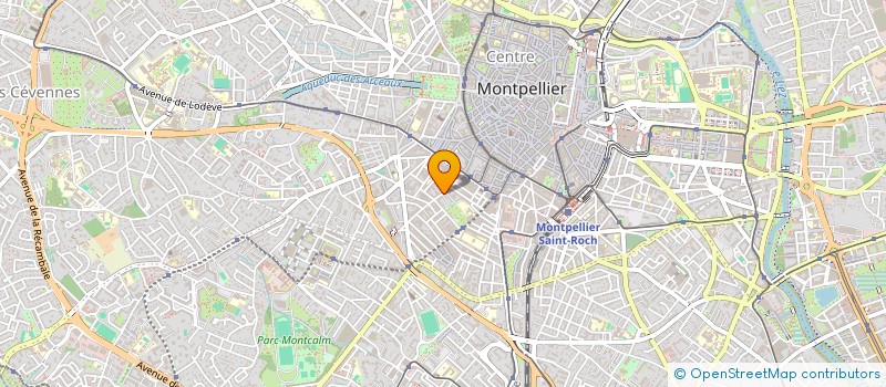 localisation de l'entreprise MADAME LUCY RENARD  MONTPELLIER