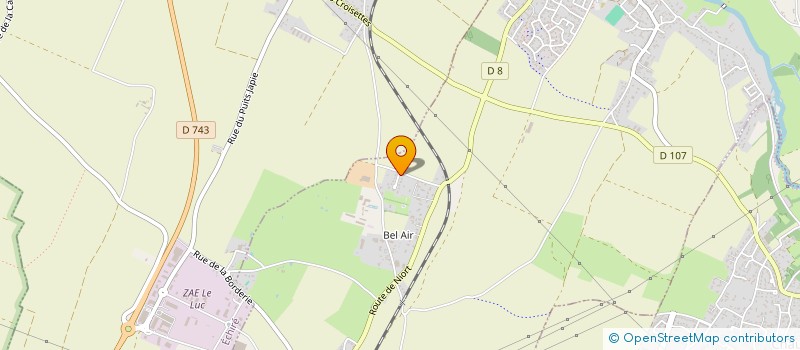 localisation de l'entreprise MADAME LUCY SYLVESTRE  SAINT-GELAIS