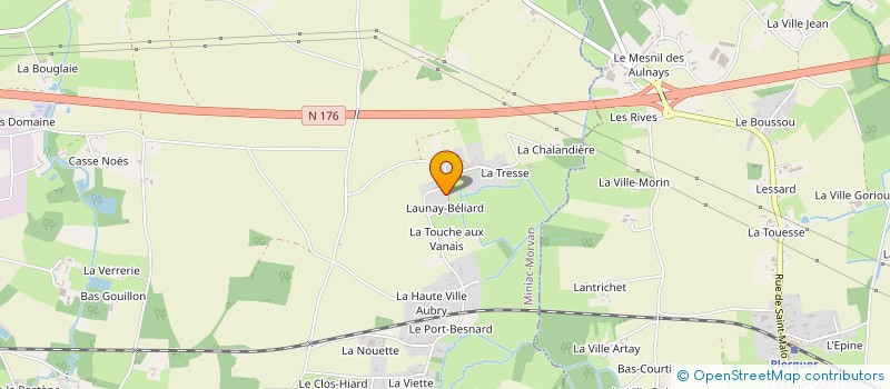 localisation de l'entreprise MADAME LUCY TINDLE  MINIAC-MORVAN