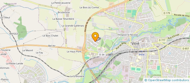 localisation de l'entreprise MADAME LUCY VALO  VITRE