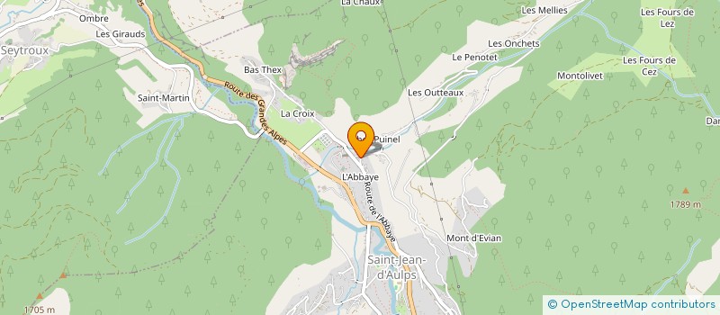 localisation de l'entreprise MADAME LUCY WIGAN  SAINT-JEAN-D'AULPS