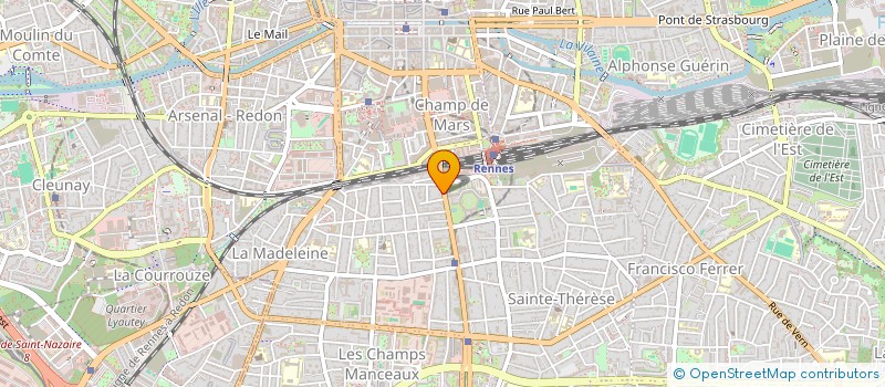 localisation de l'entreprise MADAME LUCYANA LECANTE  RENNES