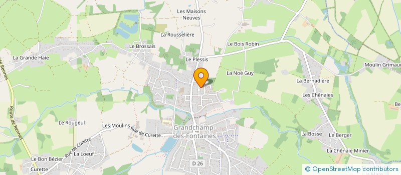 localisation de l'entreprise MADAME LUCYL LECOQ à GRANDCHAMP-DES-FONTAINES