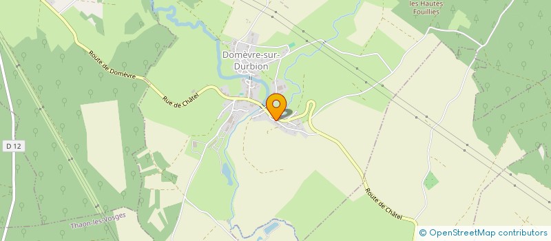 localisation de l'entreprise MADAME LUCYLE CHOISY  DOMEVRE-SUR-DURBION