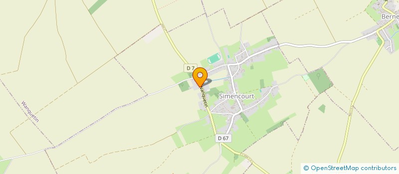 localisation de l'entreprise MADAME LUCYLLE LEROY  SIMENCOURT