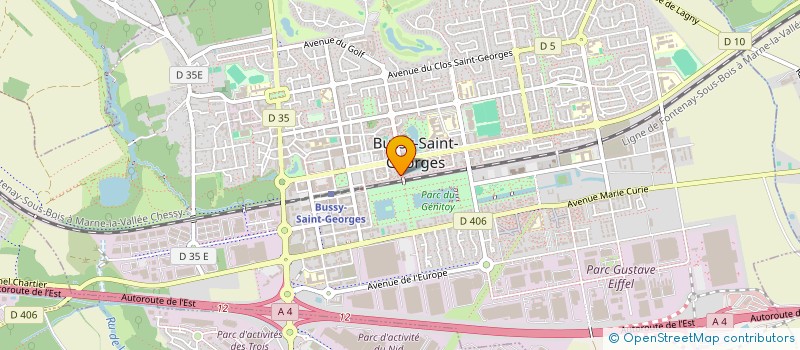 localisation de l'entreprise MADAME LUCYNA TOMICZEK  BUSSY-SAINT-GEORGES