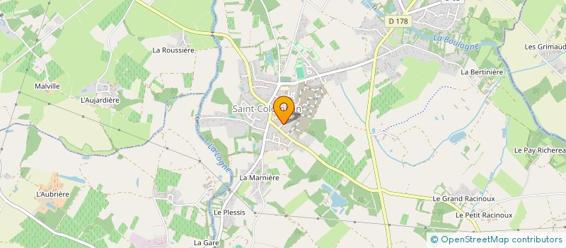 localisation de l'entreprise MADAME LUCYNDA TETU  SAINT-COLOMBAN