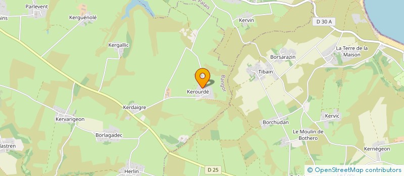 localisation de l'entreprise MADAME LUDE BERTIN  BANGOR