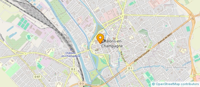 localisation de l'entreprise MADAME LUDHMILLA GEFFRY  CHALONS-EN-CHAMPAGNE