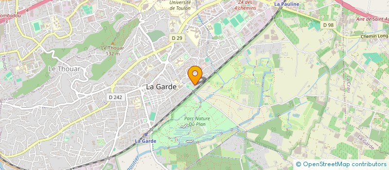 localisation de l'entreprise MADAME LUDIVINE ACTIF  LA GARDE