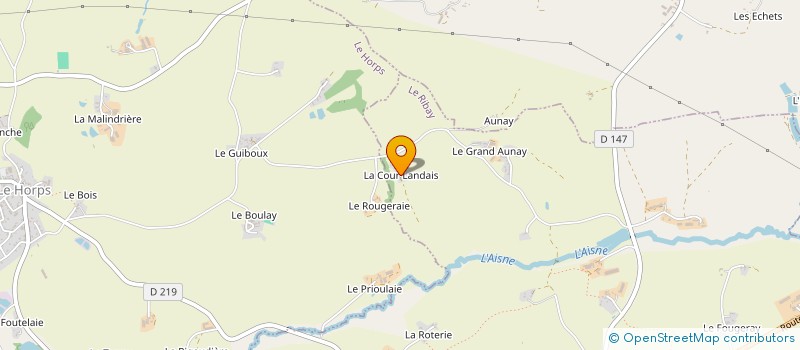 localisation de l'entreprise MADAME LUDIVINE AH-THIONE à LE RIBAY
