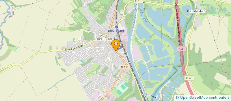 localisation de l'entreprise MADAME LUDIVINE AHR  DIEULOUARD