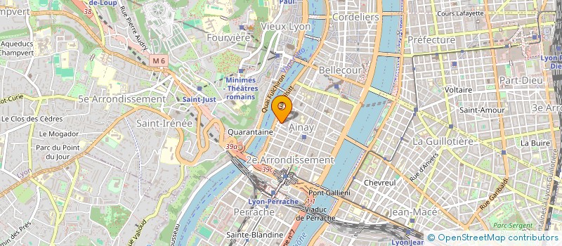 localisation de l'entreprise MADAME LUDIVINE ALLIGIER  VILLEURBANNE