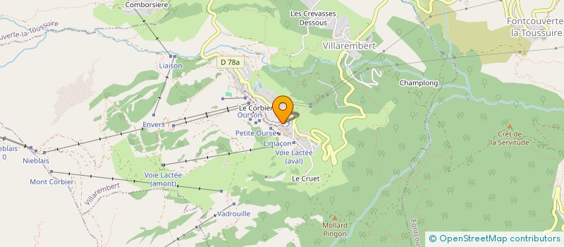 localisation de l'entreprise MADAME LUDIVINE AMBEZA  VILLAREMBERT