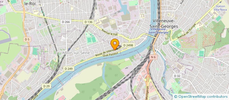 localisation de l'entreprise MADAME LUDIVINE ARANTHABE à ABLON-SUR-SEINE