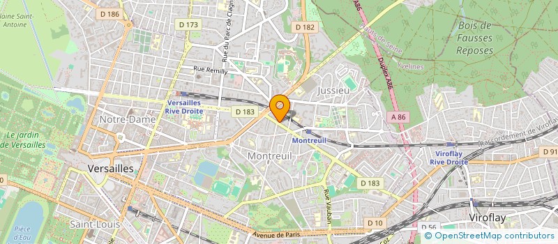 localisation de l'entreprise MADAME LUDIVINE AREAL à VERSAILLES