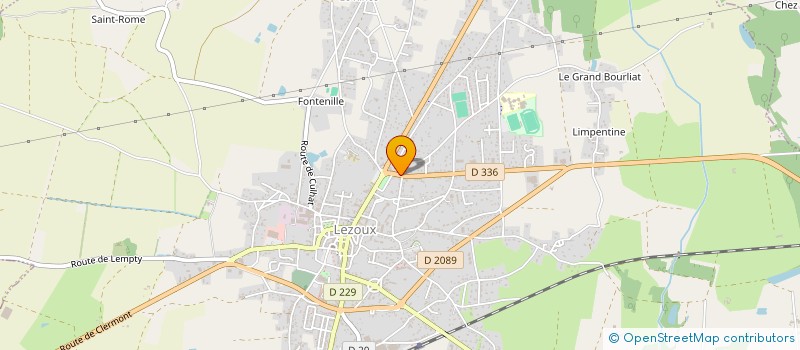 localisation de l'entreprise MADAME LUDIVINE AUBIGNAT  LEZOUX