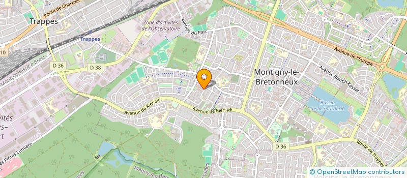 localisation de l'entreprise MADAME LUDIVINE AUFROY à MONTIGNY-LE-BRETONNEUX