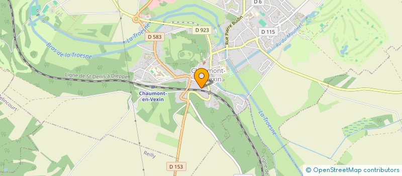 localisation de l'entreprise MADAME LUDIVINE AVOINE  CHAUMONT-EN-VEXIN