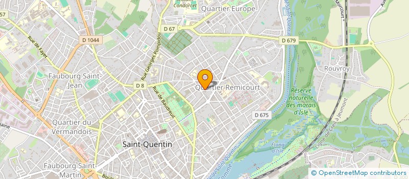 localisation de l'entreprise MADAME LUDIVINE BACLET à SAINT-QUENTIN