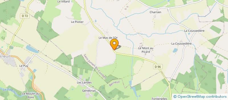 localisation de l'entreprise MADAME LUDIVINE BALANDIER à SAINT-JUNIEN-LES-COMBES