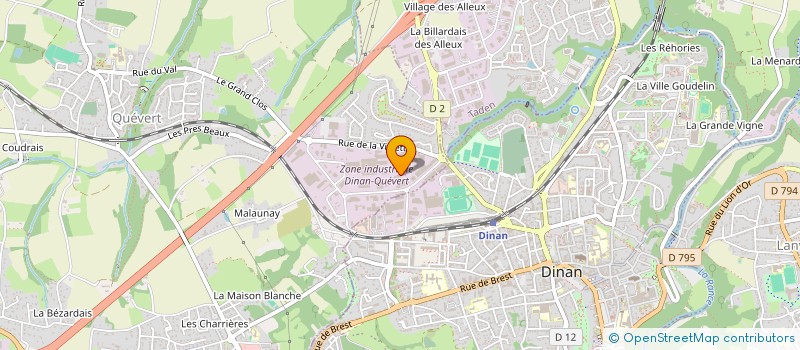 localisation de l'entreprise MADAME LUDIVINE BALLE  DINAN