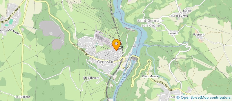 localisation de l'entreprise MADAME LUDIVINE BAROU à INJOUX-GENISSIAT