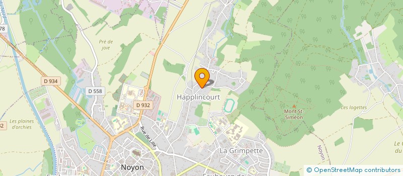 localisation de l'entreprise MADAME LUDIVINE BARROQUEIRO  NOYON