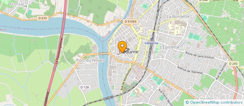 localisation de l'entreprise MADAME LUDIVINE BATAILLE MARQUETTE à LIBOURNE