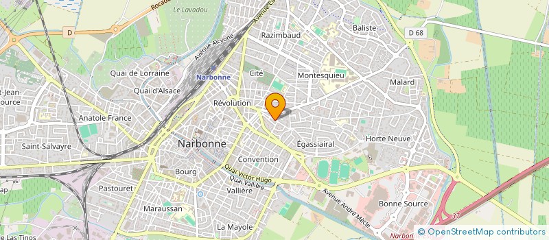 localisation de l'entreprise MADAME LUDIVINE BAYLET à NARBONNE