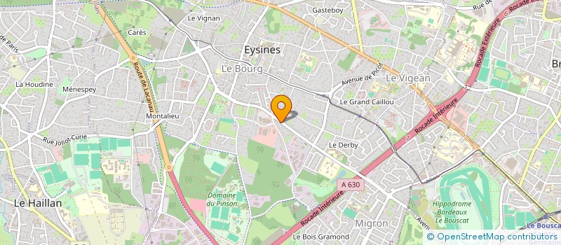 localisation de l'entreprise MADAME LUDIVINE BECERRA  EYSINES