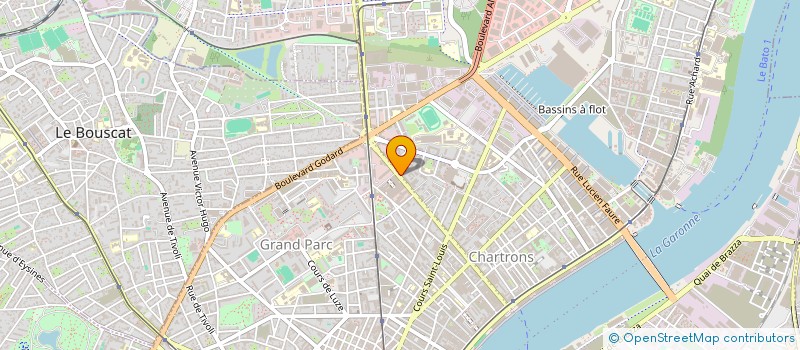 localisation de l'entreprise MADAME LUDIVINE BEDOUET  BORDEAUX