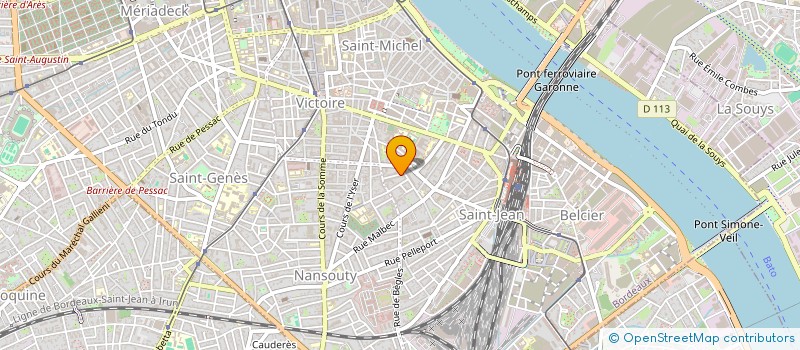 localisation de l'entreprise MADAME LUDIVINE BEGOT  BORDEAUX