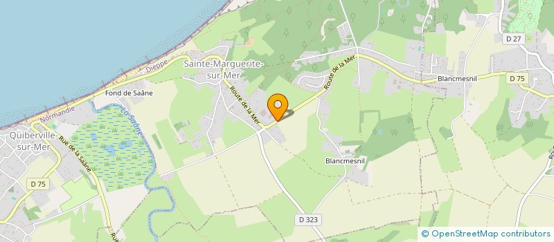 localisation de l'entreprise MADAME LUDIVINE BELHOMMET  SAINTE-MARGUERITE-SUR-MER