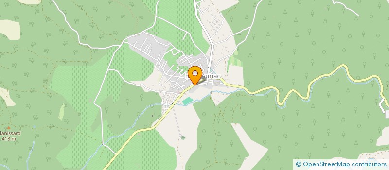 localisation de l'entreprise MADAME LUDIVINE BEN CHABA  BRUE-AURIAC