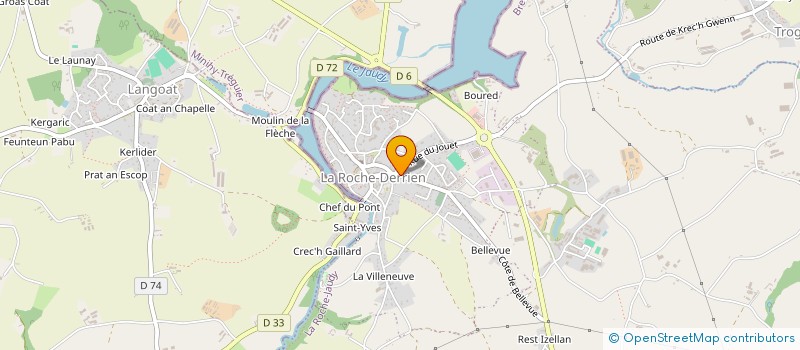 localisation de l'entreprise MADAME LUDIVINE BENECH à LA ROCHE-JAUDY