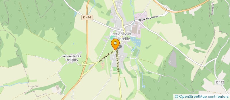 localisation de l'entreprise MADAME LUDIVINE BERNARD  FRETIGNEY-ET-VELLOREILLE