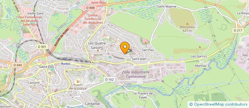 localisation de l'entreprise MADAME LUDIVINE BERNUSSOU  ONET-LE-CHATEAU