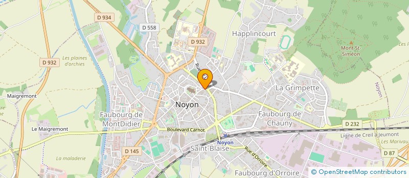 localisation de l'entreprise MADAME LUDIVINE BERTAGNA à NOYON