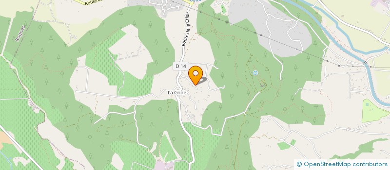 localisation de l'entreprise MADAME LUDIVINE BERTRAND  LE PUY-SAINTE-REPARADE