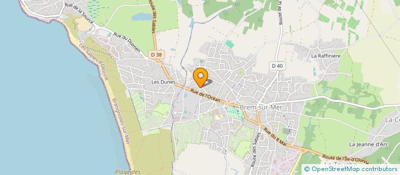 localisation de l'entreprise MADAME LUDIVINE BERTRAND à BREM-SUR-MER