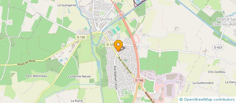 localisation de l'entreprise MADAME LUDIVINE BESNARD  BRISSAC LOIRE AUBANCE
